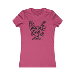 Frenchie Silhouette - Women's Favorite Tee
