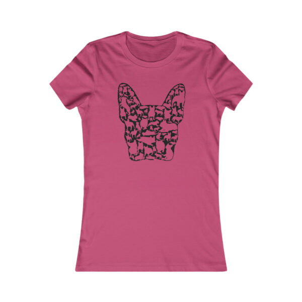 Frenchie Silhouette - Women's Favorite Tee